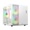 Gabinete Gamer Blanco Balam Rush Tank Mini: Cristal Templado, RGB, Mini ATX/ITX - Image 4