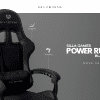 Silla Gamer Elegante Negra Power Rush V2 Black