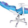 Silla Gamer Marca Ocelot Color: Azul/morado hasta 150kgs