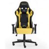 SILLA GAMER OCELOT / COLOR AMARILLA CON NEGRO / DESCANSA BRAZOS AJUSTABLES