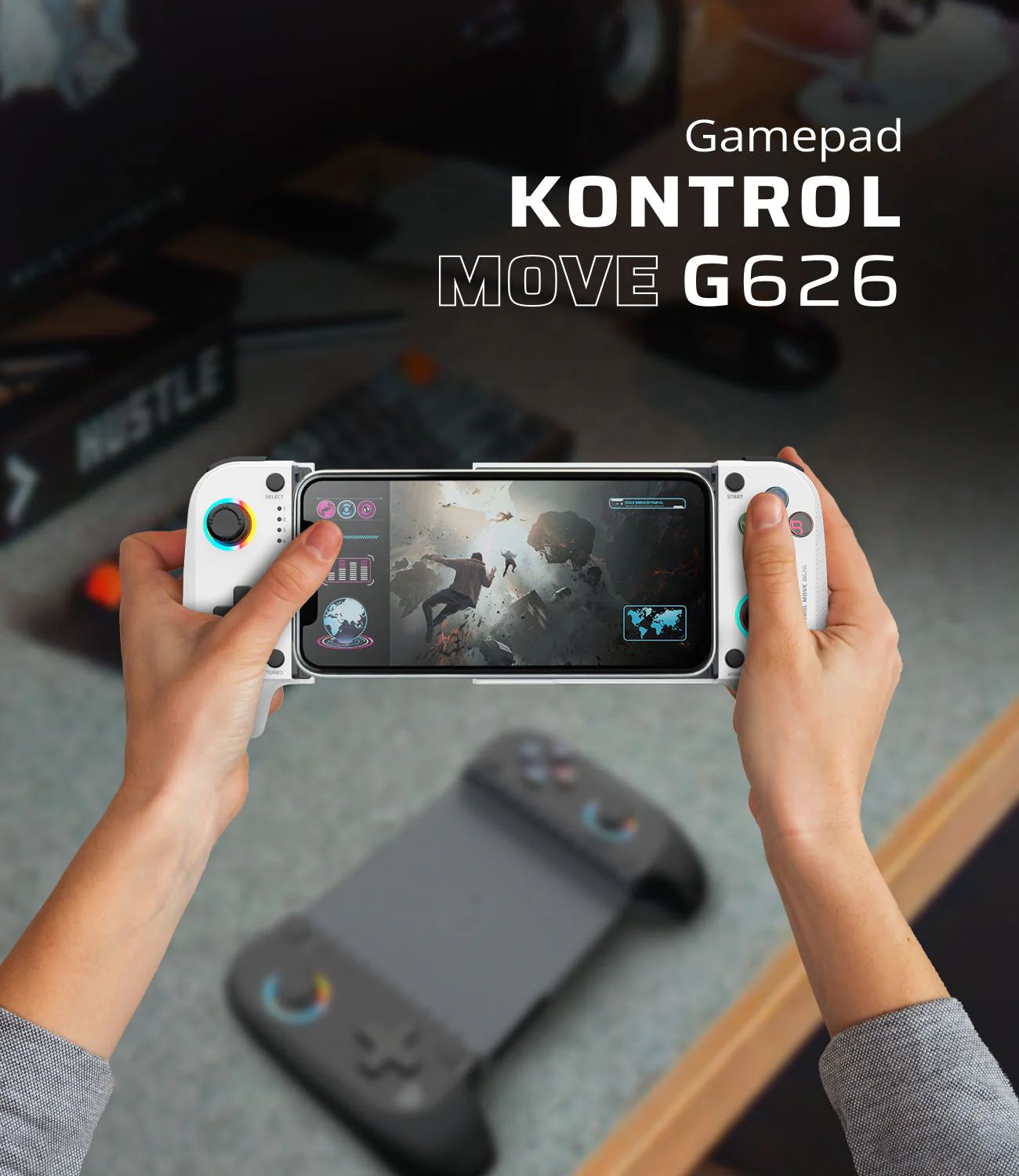 Gamepad Inalámbrico Balam Rush G626 Bluetooth 5.0 RGB Android iOS - Control Gaming Móvil